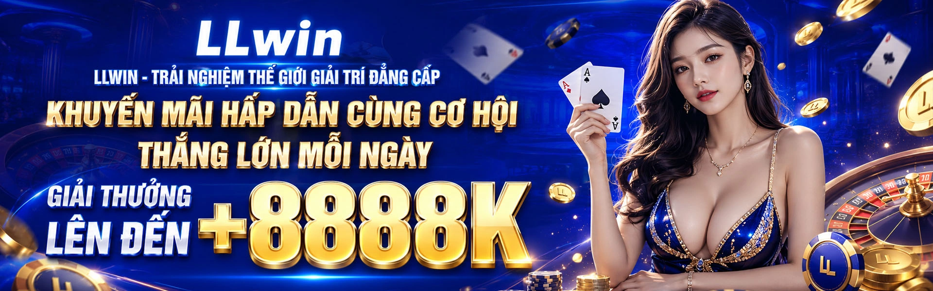 Casino, thể thao và các chuyên mục game trực tuyến tại Llwin